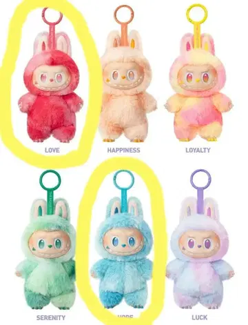 러브브 빨간색 파랑