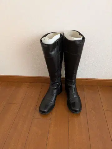 ing 롱 부츠 블랙