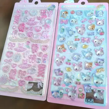 모자 꽁지 드롭 씰 2장 세트