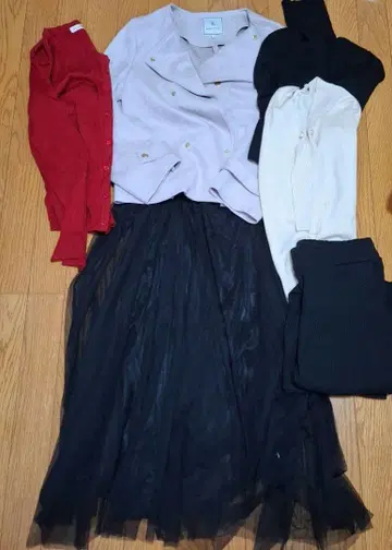 6점 세트 여성용 셋업 묶음 판매 깔끔한