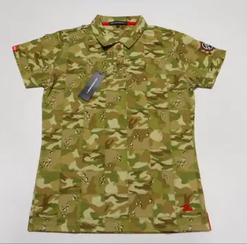 [새상품] 로서센 카모플라주 패턴 반팔 골프 셔츠 피케 셔츠 L