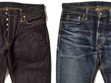 스트라이크 골드 셀비지 데님 W38 원 워시 SG2103 적귀