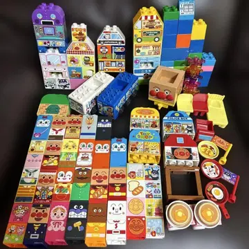 호빵맨 블록 라보 세트