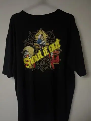 Ado 잔몽 POP-UP STORE 노래 티셔츠 XL 사이즈 블랙