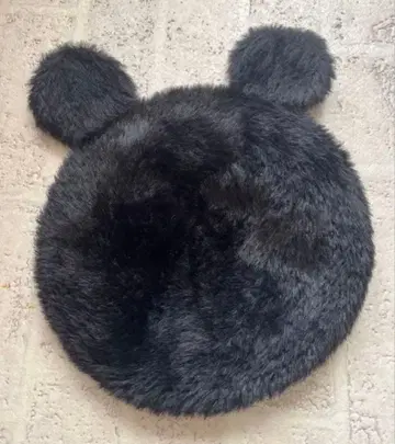 디즈니 미키 베레모 블랙