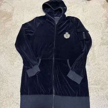 [ T.K 키요코 타카세 ] 벨로아 롱 후드티 블랙 빅 사이즈 13