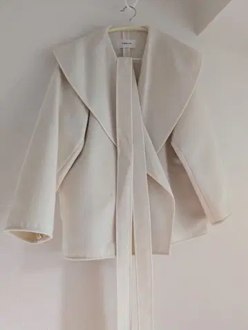 아이보리 노카라 오버 사이즈 자켓