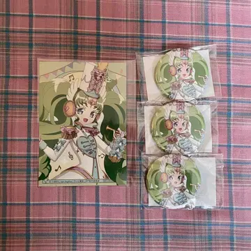 마루쿠지 프리파라 마칭 코디 파루루 캔뱃지 브로마이드