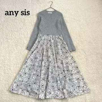 애니시스 [세탁 가능] 플라워 프린트 도킹 원피스 애니시스