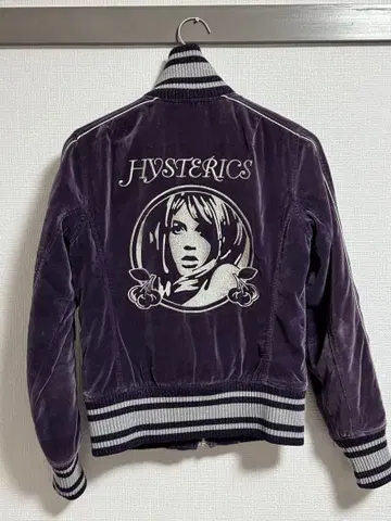 Hysterics glamour 퍼플 코듀로이 자켓
