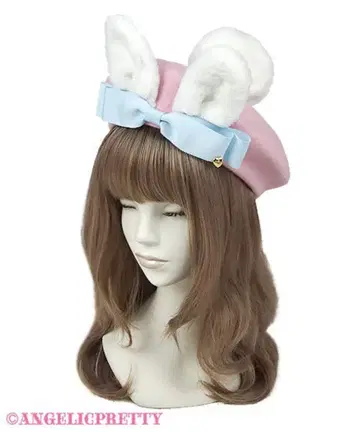 Moco moco Bunnys 베레모 (핑크)