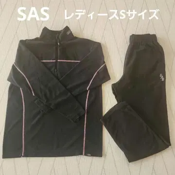 SAS 블랙 플리스 셋업 여성용 S 사이즈