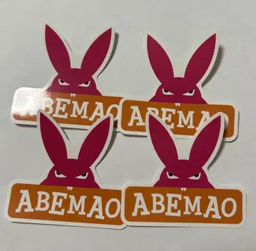 ABEMAO 아베마오 로고 스티커