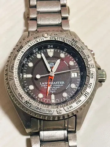 세이코 5M45-6A00 랜드마스터 티타늄 AGS 오토 쿼츠