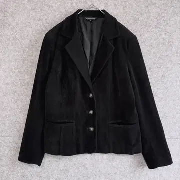 [마리 레스타] 벨로아 소재 테일러드 자켓 (M) 포멀 블랙