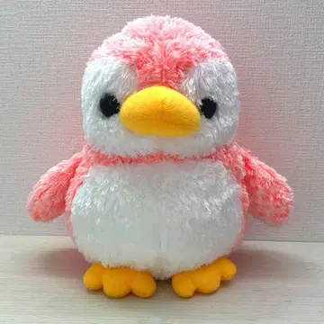 봉제 인형 펭귄 핑크