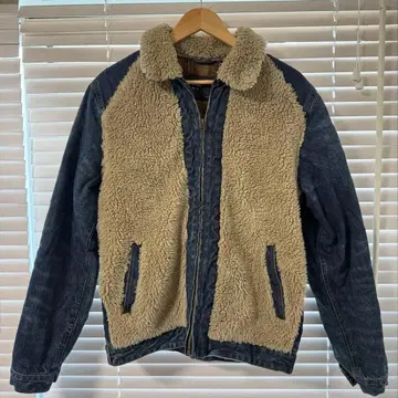 ZARA 데님 보아 자켓 그리즐리 곰잠바