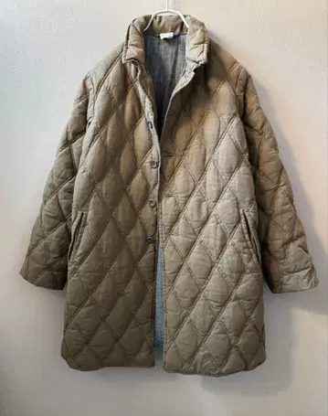 45DASH 오가닉 코튼 퀼팅 다운 코트