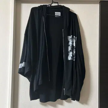 LiSA 홍련화 플라워 프린트 후드 아우터