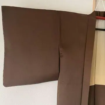 새상품 에바 오리 순수 실크 브라운