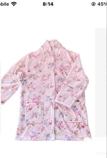 가와사키 플리스 가운 세실 로즈 핑크 프리