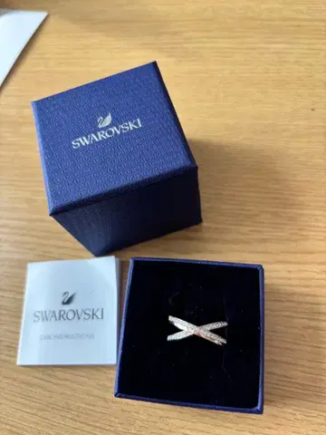 Swarovski Delta Ring 크로스 반지 사이즈 58