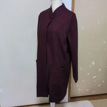 버건디 롱 코트, 핸드메이드