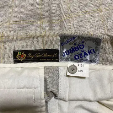 점보 오자키 컬렉션 슬랙스 이탈리아제 새상품급