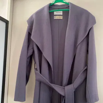 프라이아이디 그레이 울 혼방 롱 코트 벨트 포함