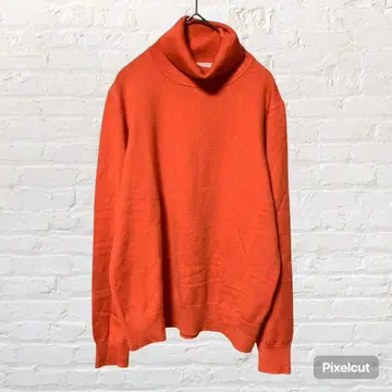 12390 로페피크닉 터틀넥 니트 스웨터 오렌지 38 M