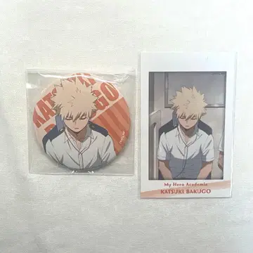 히로아카 바쿠고 카츠키 HEROES NAP 캔뱃지 카드