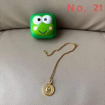 산리오 케로케로케로피 메달 목걸이 케이스 포함 쇼와 레트로