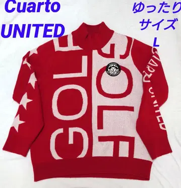 Cuarto UNITED 여성용 골프웨어 스웨터 L 빅 사이즈