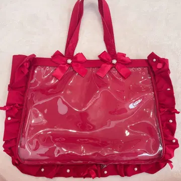 자카마트 프릴 디자인 이타백 와인 레드 A3