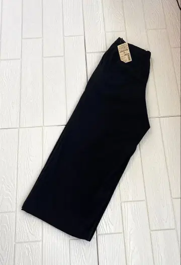 택 포함 새상품 무인양품 스트레치 기모 이지 와이드 팬츠 다크 네이비 M