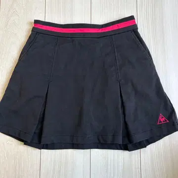 르꼬끄 블랙 x 핑크 골프웨어 스커트