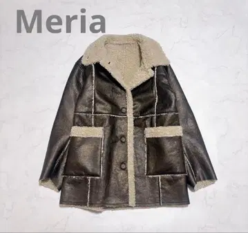 jeanasis 비건 가죽 보아 코쿤 코트