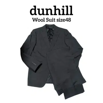 던힐 수트 셋업 싱글 블랙 울 48 STJAMESFIT