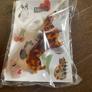 쿠쿠슈 제트 개 닥스훈트 헤어 클립