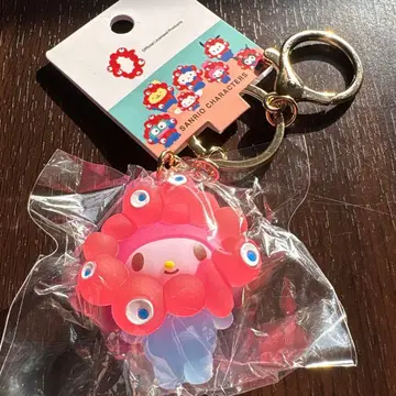 만박 미야쿠미야쿠 산리오 변신 입체 키링 클리어 컬러 마이멜로디