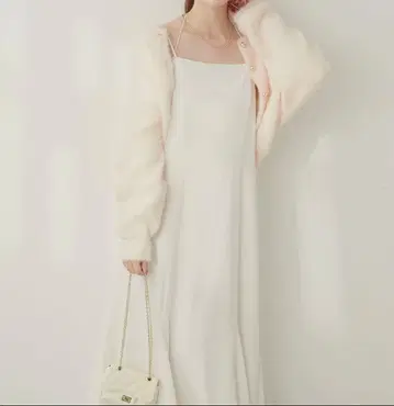 멀티 리본 머메이드 원피스 natural couture