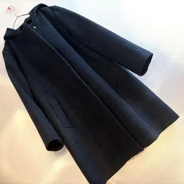 [ GLOBAL WORK ] 2WAY 멜톤 푸드코트 그레이 체크 M