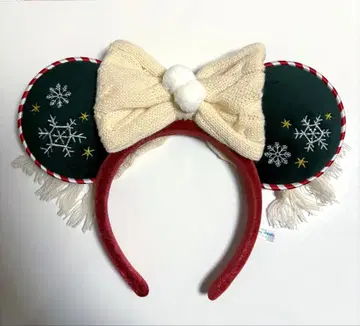 2025 디즈니 크리스마스 리본 머리띠
