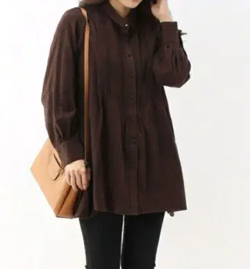 택 포함! LILASIC 미니 해링본 핀턱 튜닉