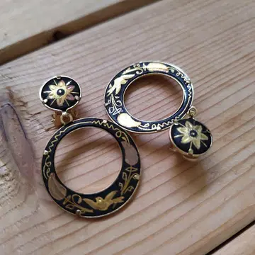 다마스키나도 스페인 상감 세공 귀찌