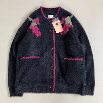 [ sinoon ] 24년 FW 핸드메이드 그레이프 헤어리 가디건