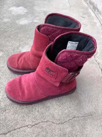 SOREL 어그 부츠 크림슨 컬러 size-23.5cm