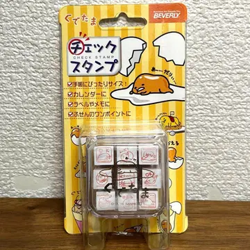 산리오 쿠데타마 체크 스탬프 2015년제 미사용