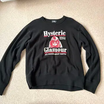 Hysteric Glamour 블랙 맨투맨