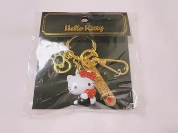 헬로키티 스톤 부착 입체 키링 레드 키티 산리오